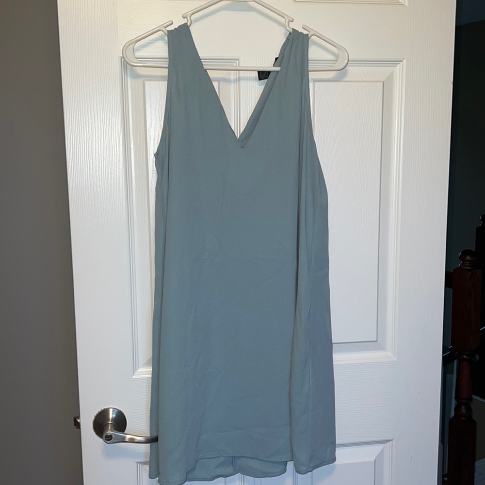 Blue dress
